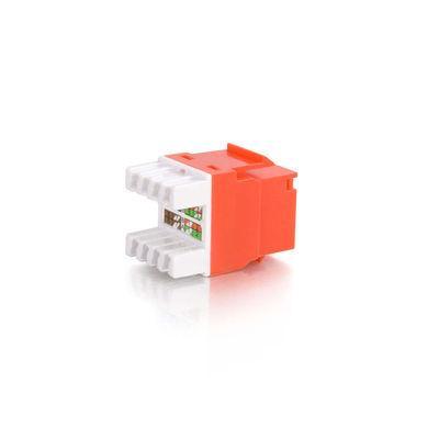 Cat5E RJ45 UTP Keystone Jack - Red