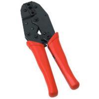 Ratcheting RG58, RG59, RG6 Coax Cable Crimping Tool