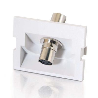 1.5in Angled Single S-Video F/F Module - White