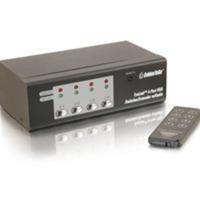 TruLink(R) 4-Port UXGA Monitor Switcher/Extender with 3.5mm Audio