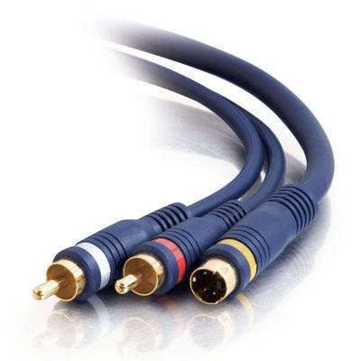 1.5ft Velocity + trade, S-Video, RCA Stereo Audio Cable