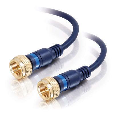 1.5ft Velocity + trade, Mini-Coax F-Type Cable