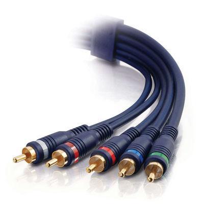 1.5ft Velocity + trade, Component Video, RCA Stereo Audio Cable
