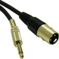 1.5ft Pro-Audio XLR Male to 1/4in Male Cable
