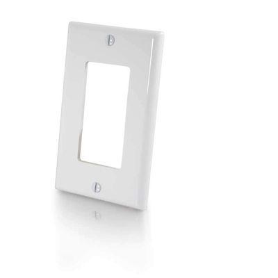 Leviton Decora(R) Single Gang Wall Plate-White