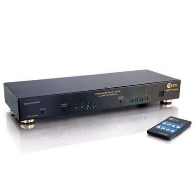 4x2 Component Video, Stereo Audio, S/PDIF Matrix Selector Switch