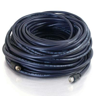 75ft Plenum-Rated S-Video Cable with Low Profile Connectors