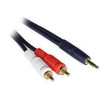 1.5ft Velocity + trade, One 3.5mm Stereo Male to Two RCA Stereo Male Y-Cable