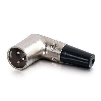 Right Angle XLR Male Inline Connector