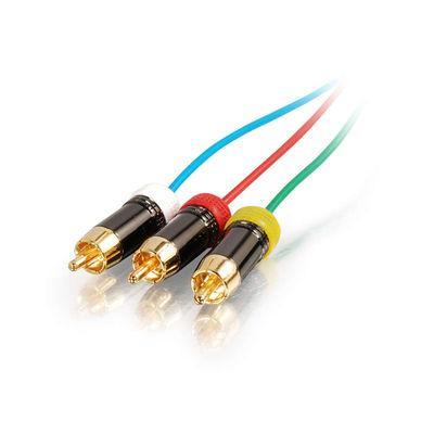 15ft Plenum-Rated Composite Video, RCA Stereo Audio Cable