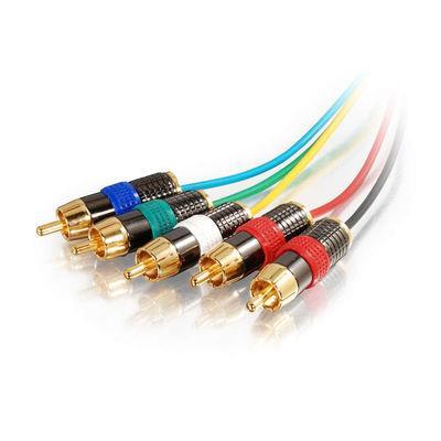 15ft Plenum-Rated Component Video, RCA Stereo Audio Cable