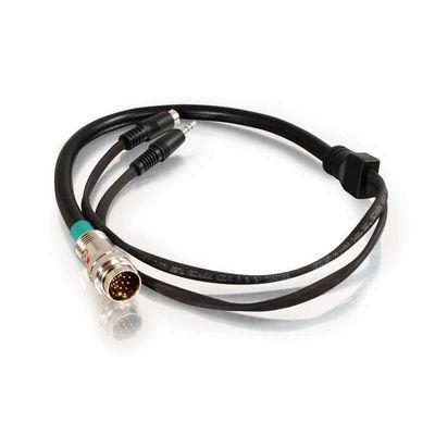 1.5ft RapidRun(R) S-Video, 3.5mm Stereo Audio Flying Lead