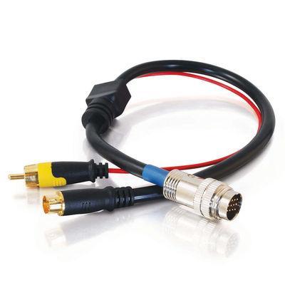 1.5ft RapidRun(R) S-Video, Composite Video Flying Lead