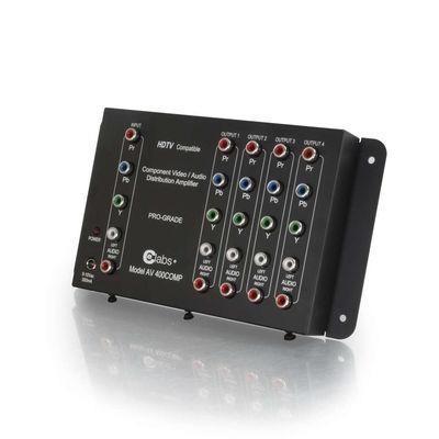 4-Output Component Video, Stereo Audio Distribution Amplifier