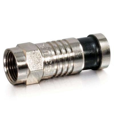RG6 Compression F-Type Connector with O-Ring - 10pk