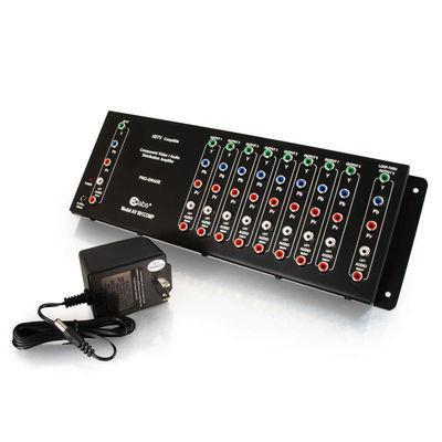 9-Output Component Video, Stereo Audio Distribution Amplifier