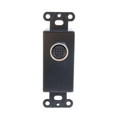 RapidRun(R) 15-pin Din Wall Plate - Black