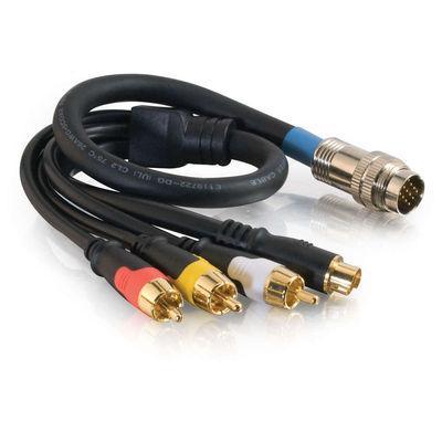 1.5ft RapidRun(R) S-Video, Composite Video, Stereo Audio Flying Lead
