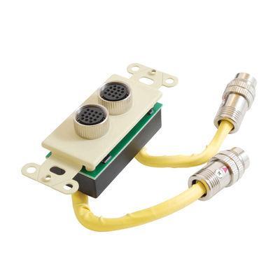 RapidRun(R) Dual Din 15, 15 Wall Plate - Ivory