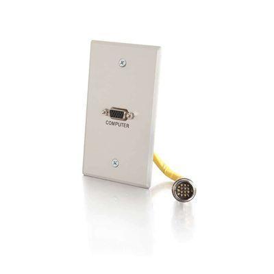 RapidRun(R) Single Gang Integrated HD15 - Brushed Aluminum