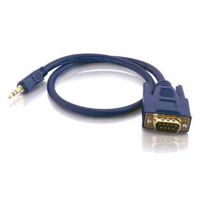 1.5ft RapidRun(R) DB9 Male to 3.5mm Male Adapter Cable