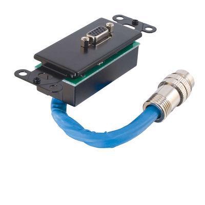 RapidRun(R) HD15 (RGBHV) Wall Plate - Black