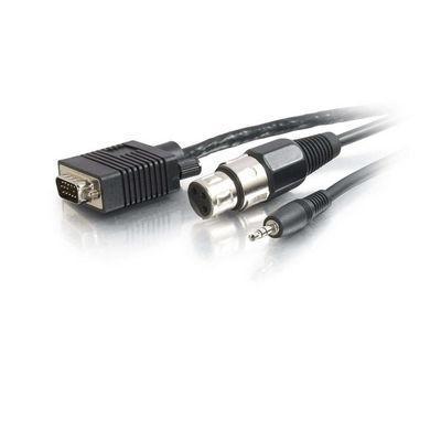 6ft RapidRun(R) HD15, 3.5mm, XLR (Female) Balanced Audio Flying Lead