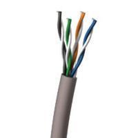 500ft Cat6 UTP 250 MHz Stranded PVC CM-Rated Cable - Gray