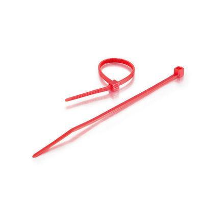 4in Nylon Cable Ties - Red - 100pk