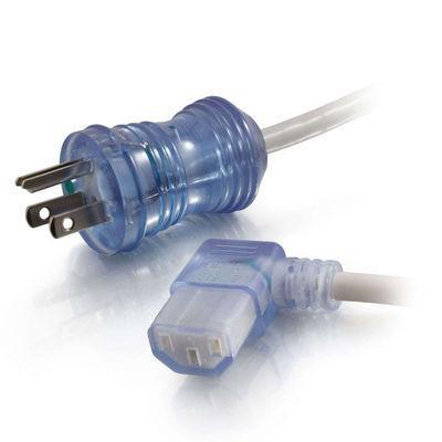 6ft 18 AWG Hospital Grade Power Cord (NEMA 5-15P to IEC320C13R) - Gray
