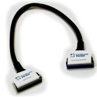 24in Molded Round 1-Device Ultra ATA133 EIDE Cable - Black