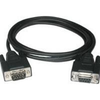 6ft DB9 M/F Extension Cable - Black