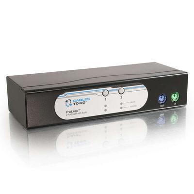 TruLink(R) 2-Port DVI + trade, and PS/2 KVM with Audio