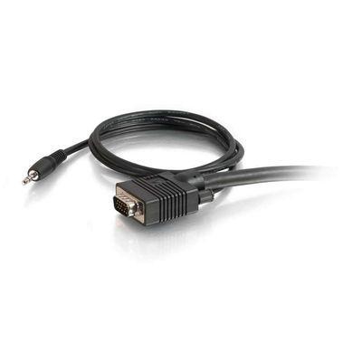 3ft HD15 UXGA, 3.5mm Stereo Audio M/M Monitor Cable