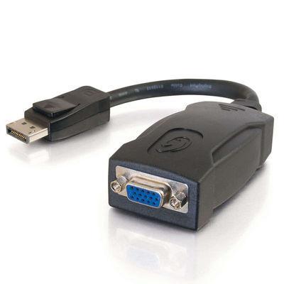 8in DisplayPort + trade, 1.1 Male to HD15 VGA Female Adapter Cable