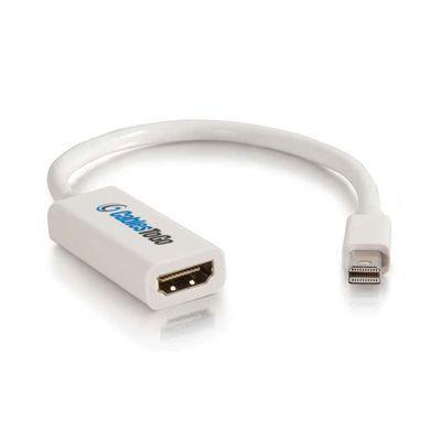Mini DisplayPort + trade, 1.1 Male to HDMI(R) Female Adapter Cable with Audio