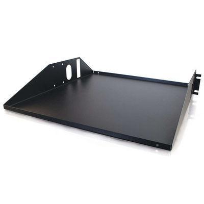 APW 19in Solid Centerweight Equipment Shelf - Black