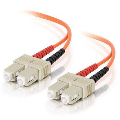 1m SC/SC Duplex 62.5/125 Multimode Fiber Patch Cable - Orange