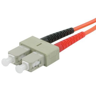 4m SC/ST Duplex 62.5/125 Multimode Fiber Patch Cable - Orange