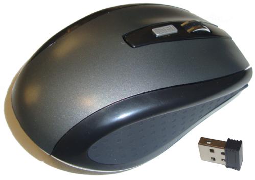 New Wireless Mouse Plus USB 2.0 Receiver for PC Laptop or Desktop with 6 buttons